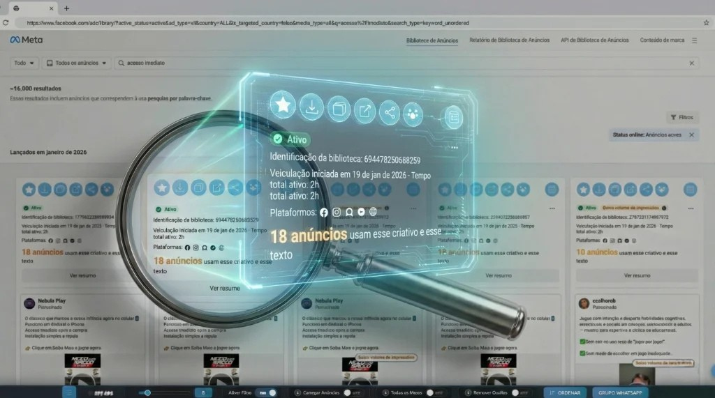 Análise Detalhada Spy Ads